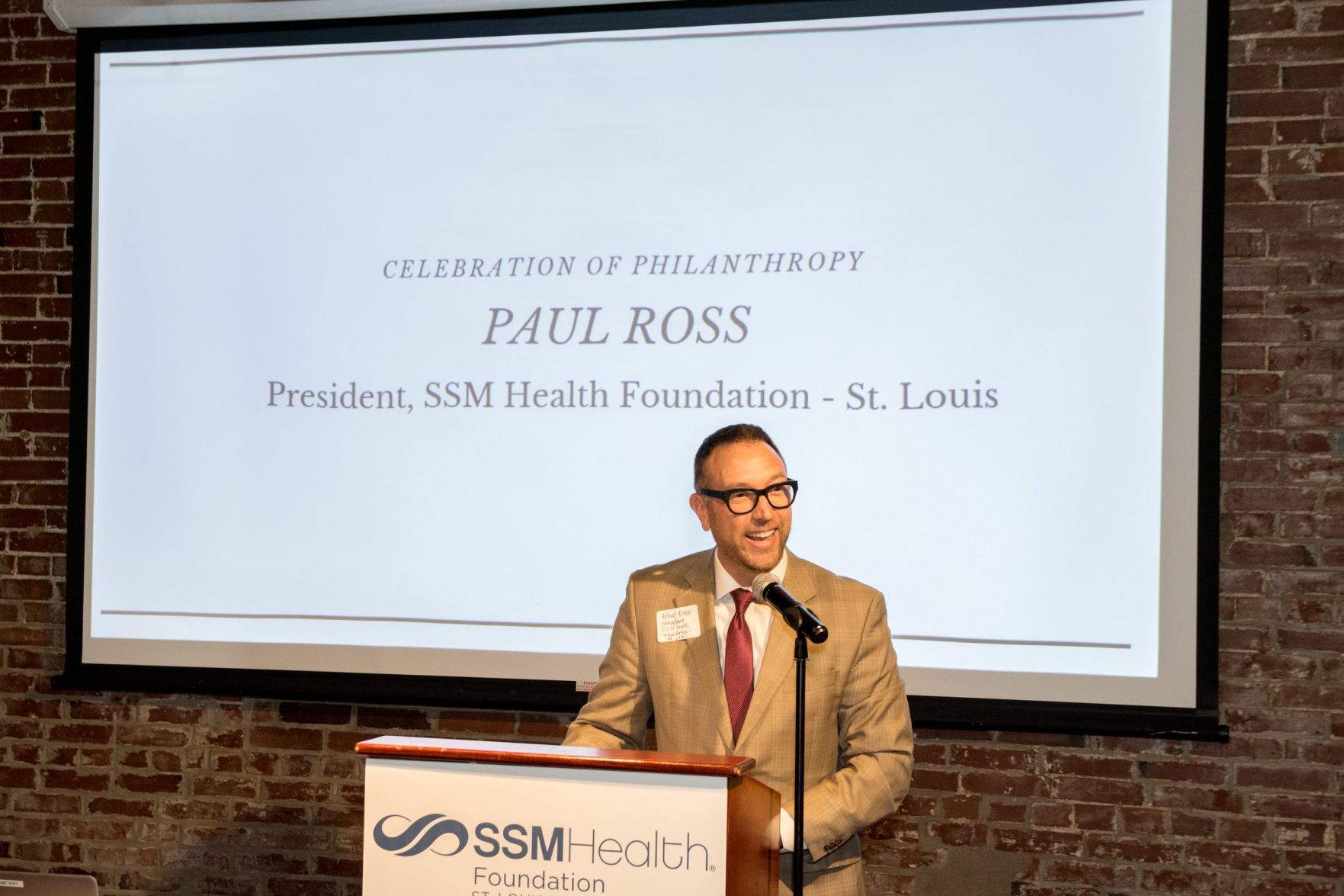 Paul Ross, President, SSM Health Foundation – St. Louis